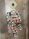 Christmas Bow 2pc bamboo set