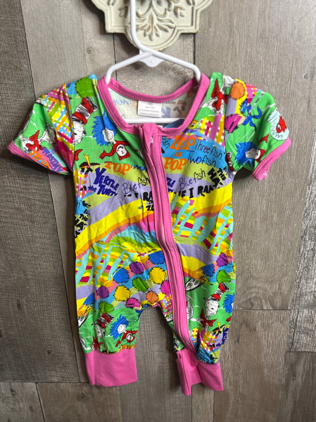 Dr.Suess Rainbow Bamboo Zippy