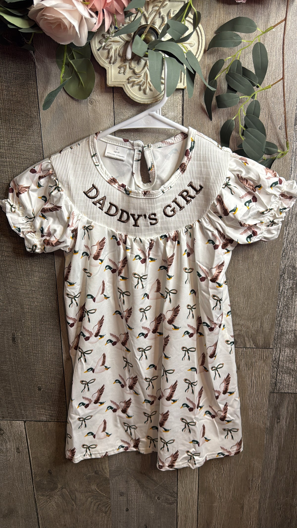 Daddy's Girl smock