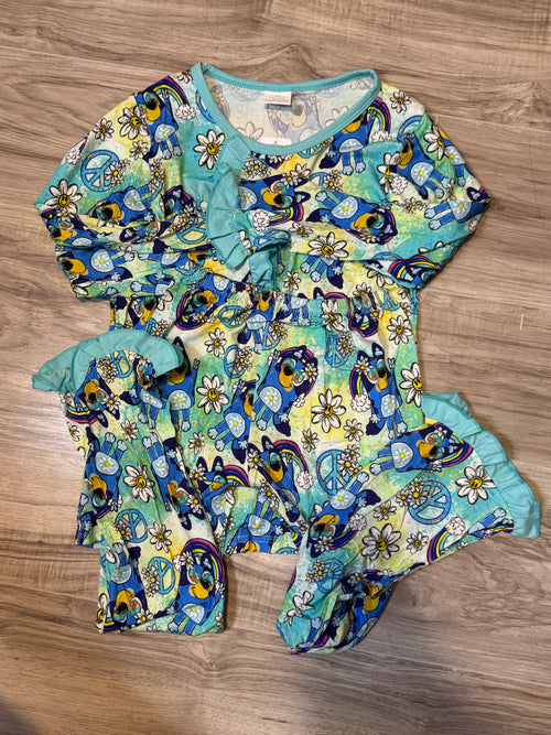 Bluey Bamboo 2pc set WITH RUFFLES