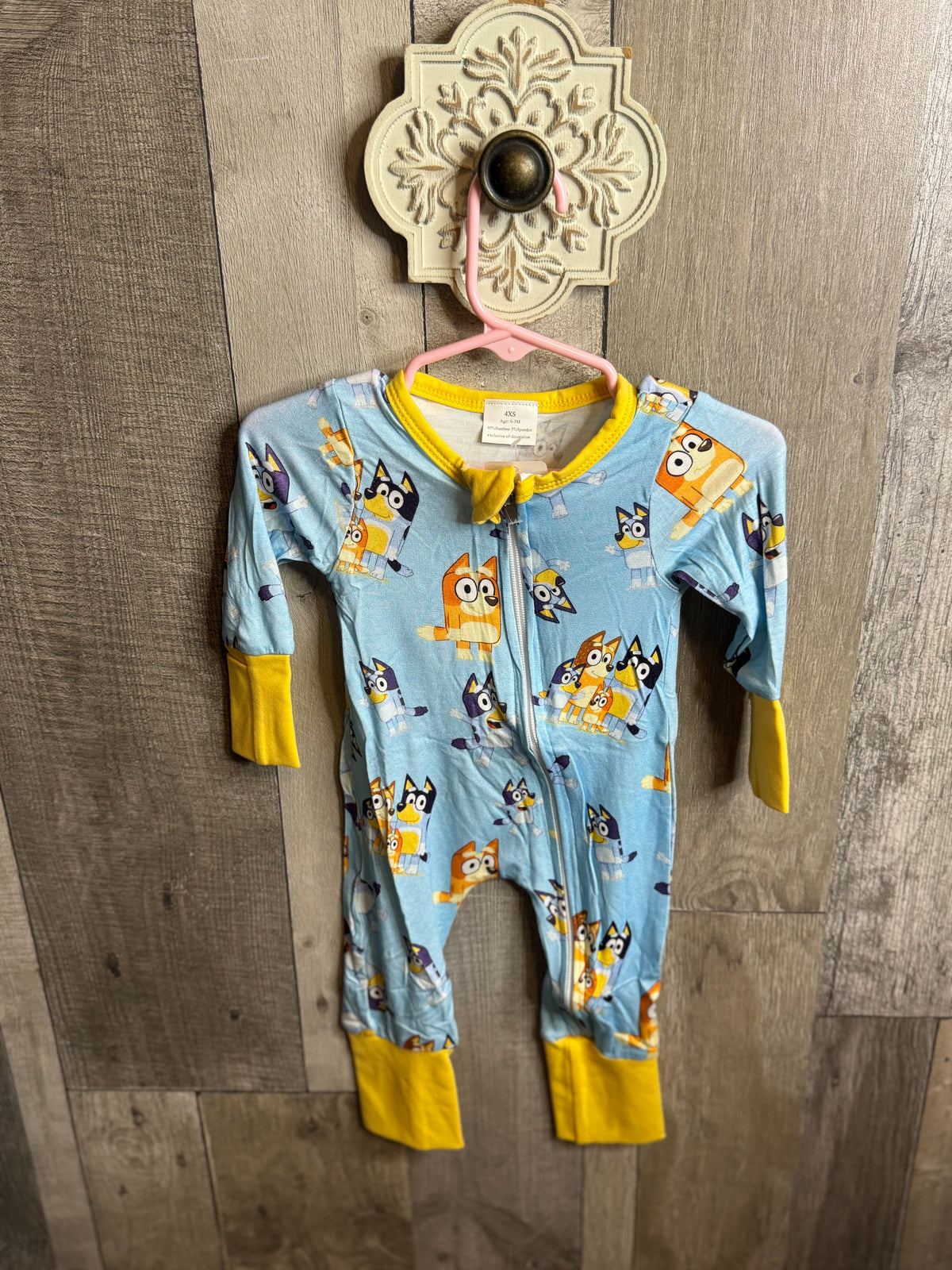 Bluey Bamboo Zippy