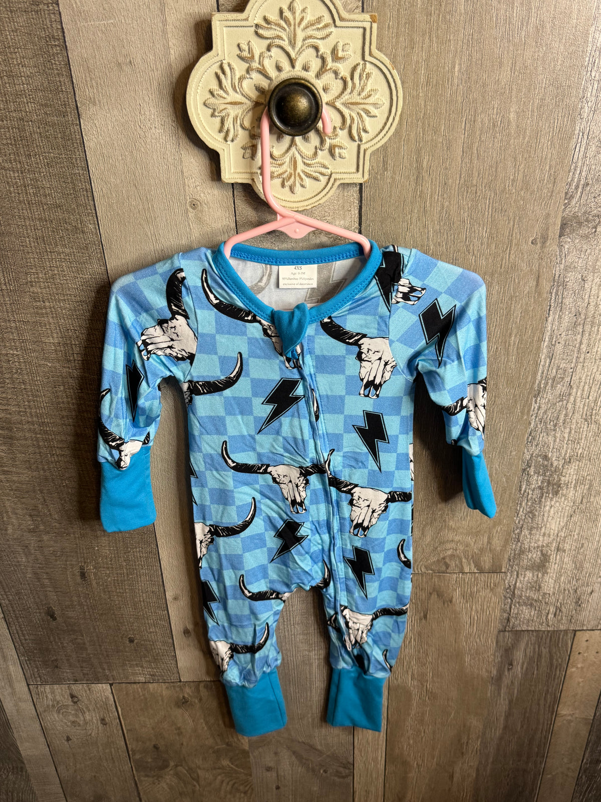 Blue Western Bamboo Zippy