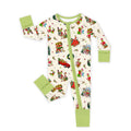 Santa Green Man Bamboo Zippy