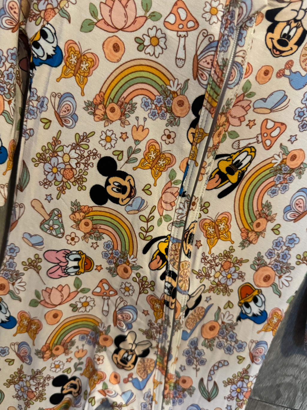 Floral Minnie Bamboo Zippy