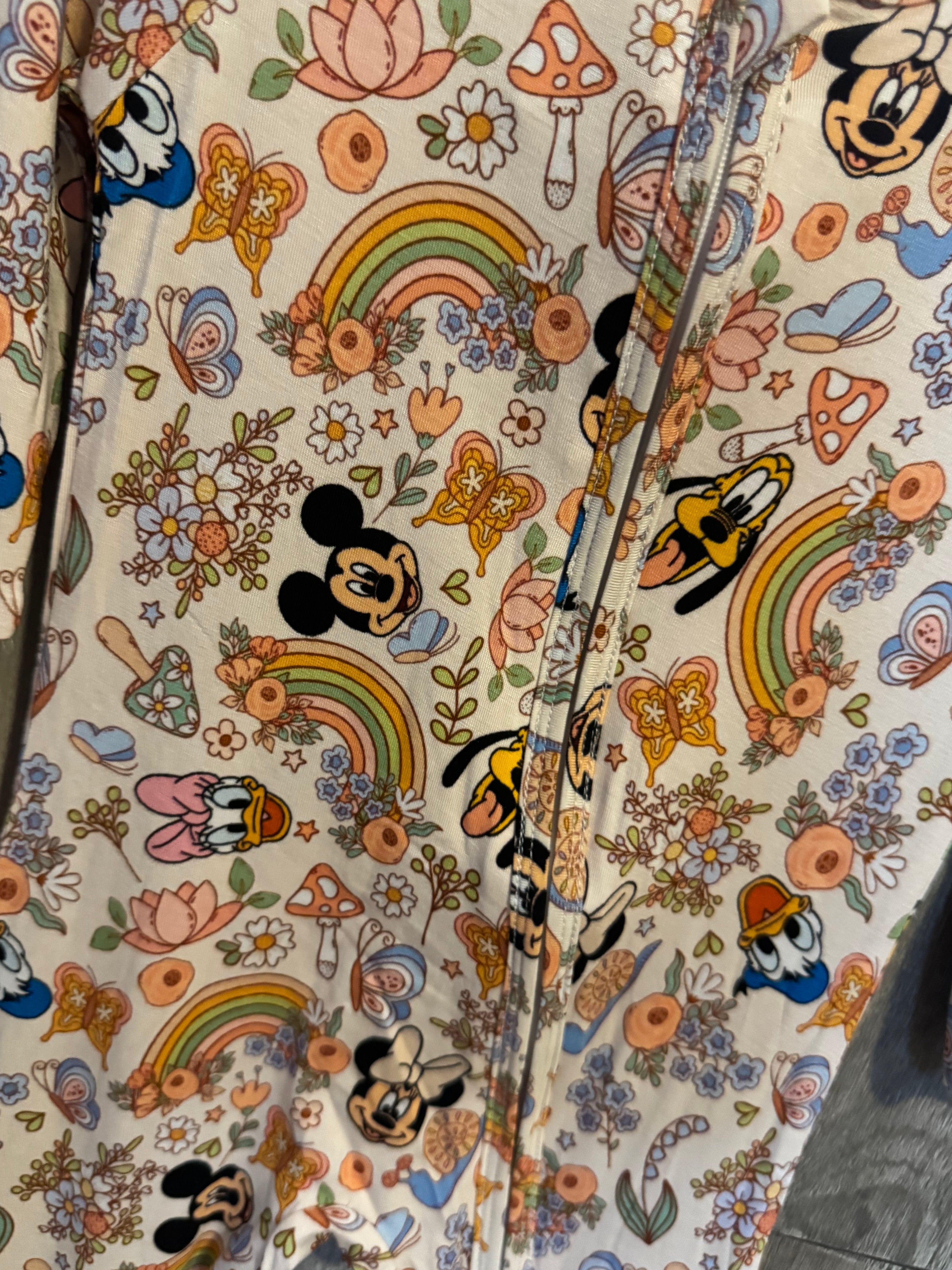 Floral Minnie Bamboo Zippy