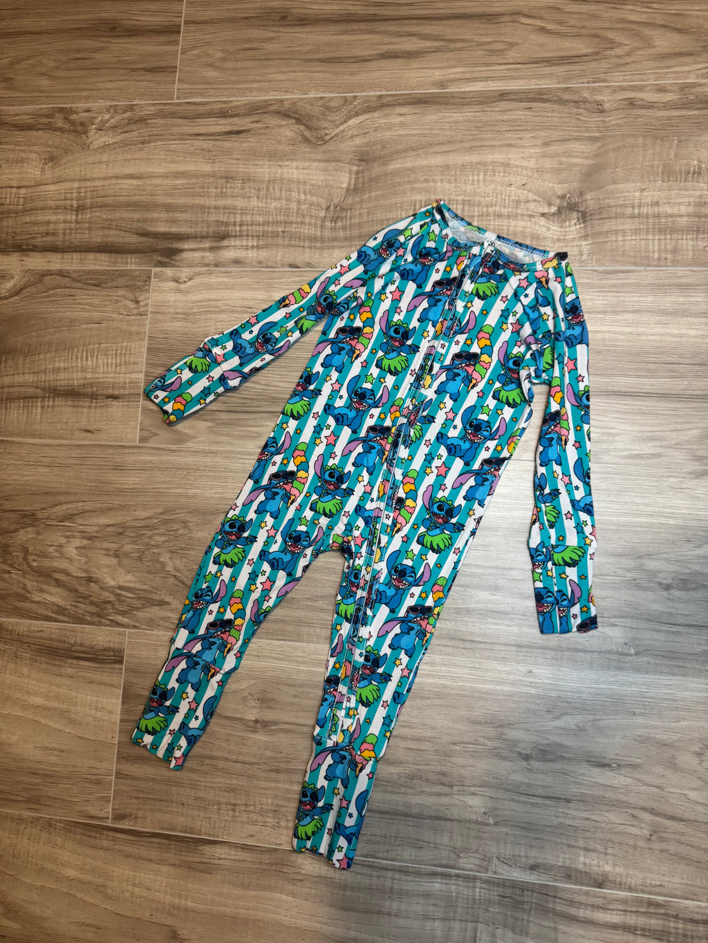 Striped Stich Bamboo Zippy