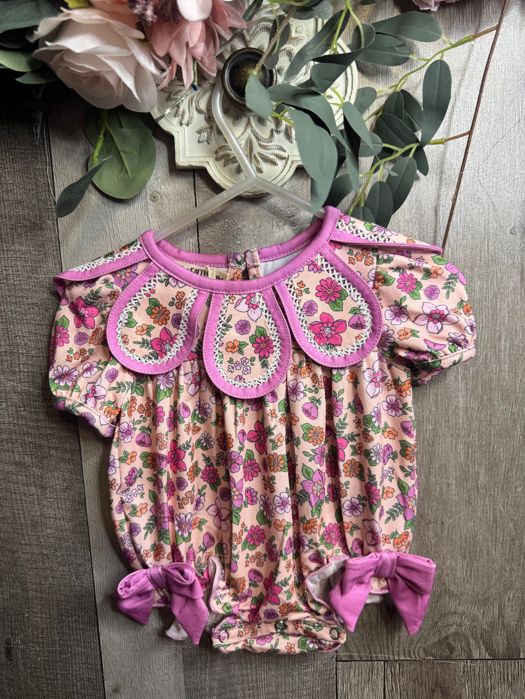 Petal Collared Bubble Romper